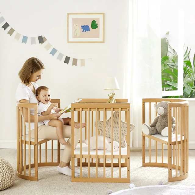 MULTI FUNCTIONAL OVAL CRIB ygv.ph