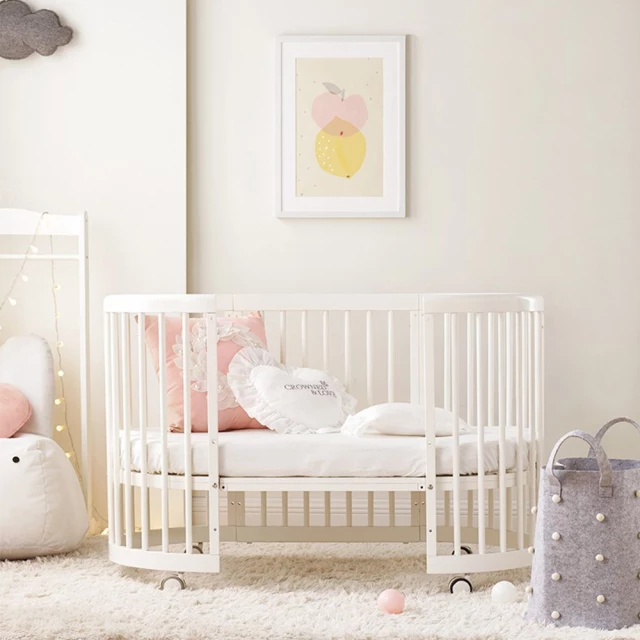 MULTI FUNCTIONAL OVAL CRIB ygv.ph