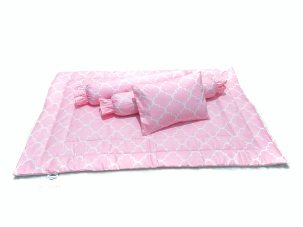 QUATREFOIL (PINK) COMFORTER CRIB BEDDING SET