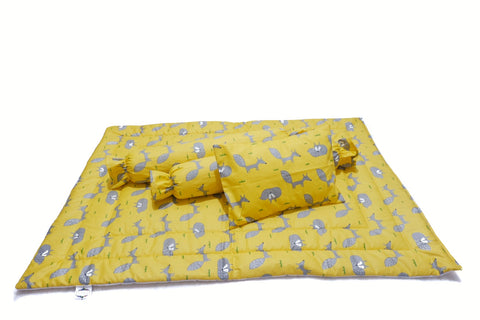 FOX (YELLOW) COMFORTER CRIB BEDDING SET