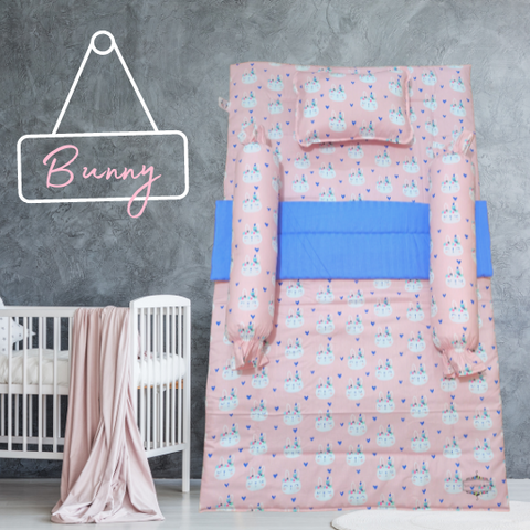 SLEEPY BUNNY COMFORTER CRIB BEDDING SET