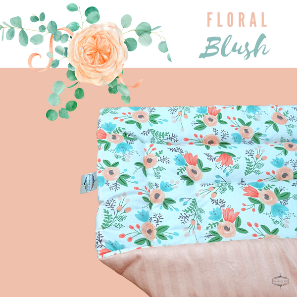 FLORAL BLUSH COMFORTER CRIB BEDDING SET