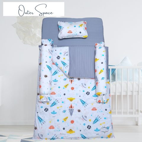 OUTER SPACE COMFORTER CRIB BEDDING SET