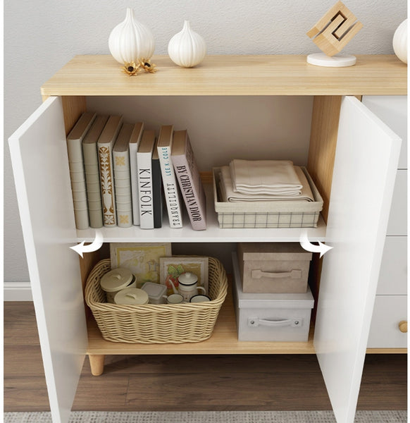 MULTI-PATTERN CABINET WITH SMALL DRAWER