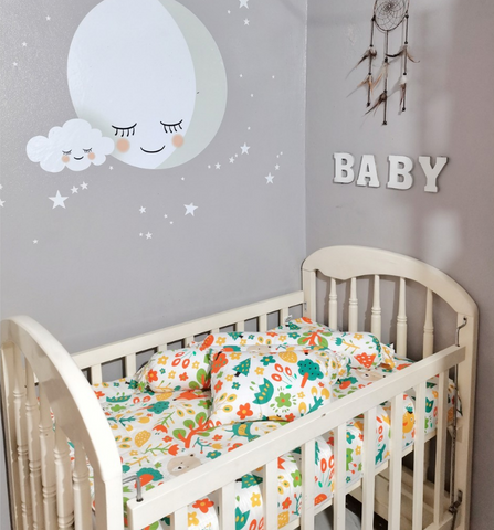 BEAR FOREST COMFORTER CRIB BEDDING SET